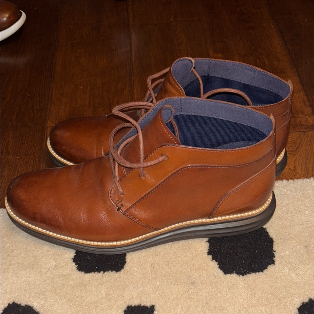 Cole Haan Original Grand Brown Leather Ankle Boots size 9.5 - Picture 8 of 8